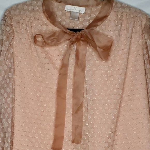 𝅺rachel Parcell Dot Tie Blouse - Picture 6 of 16